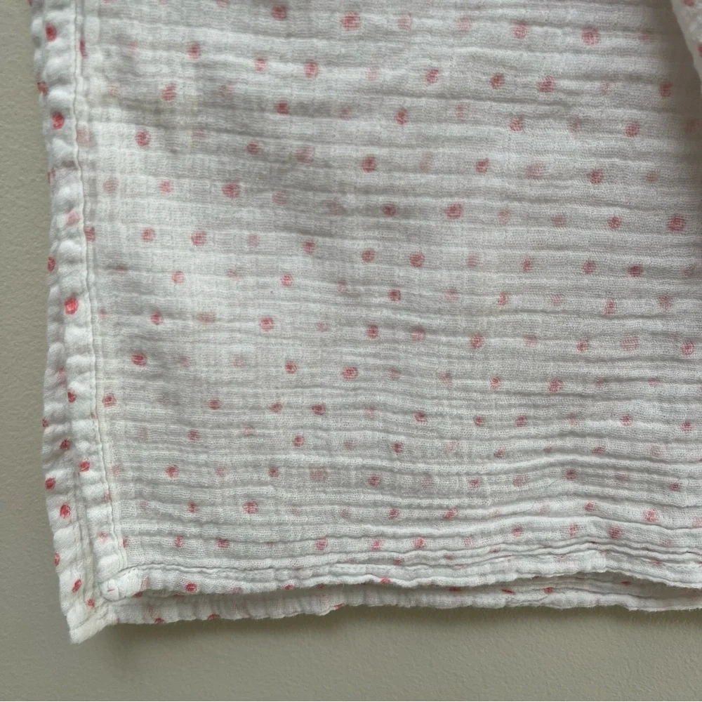 Baby Swaddle Blanket Pink Polka Dots
